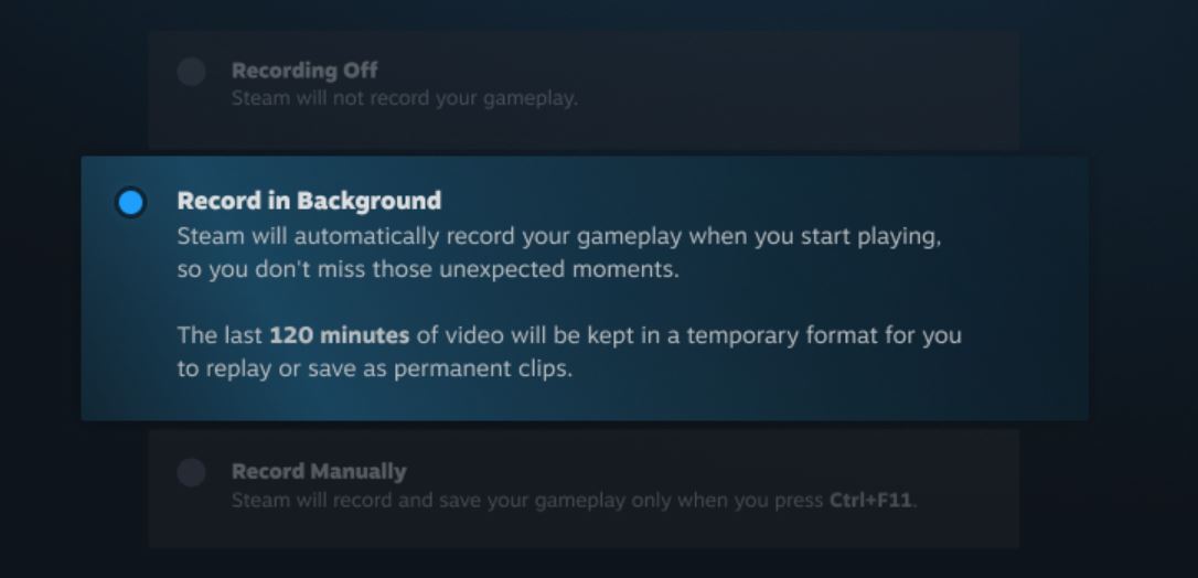steam game recording gpu hardware encoding
