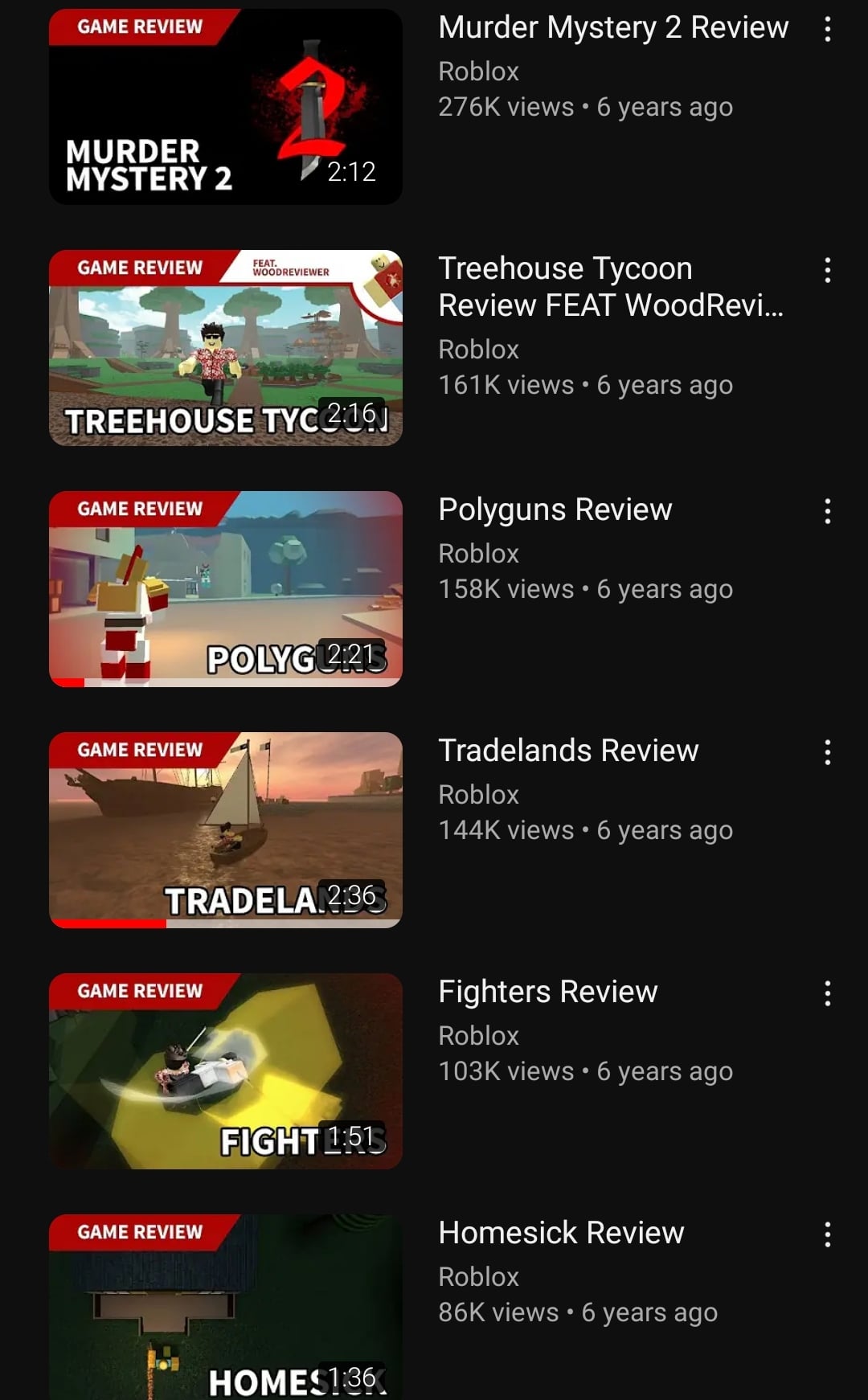 roblox game reviews