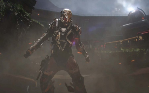 anthem what hardware was the game demo being played on