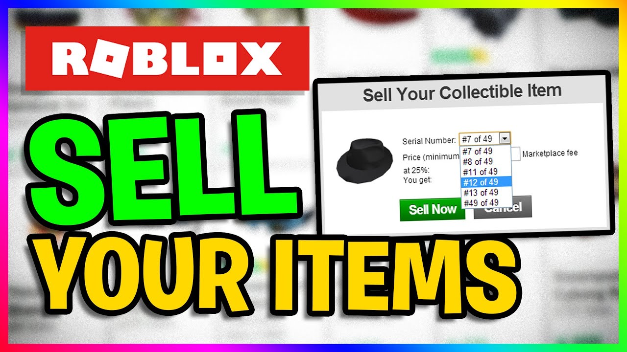 how to sell player acution roblox