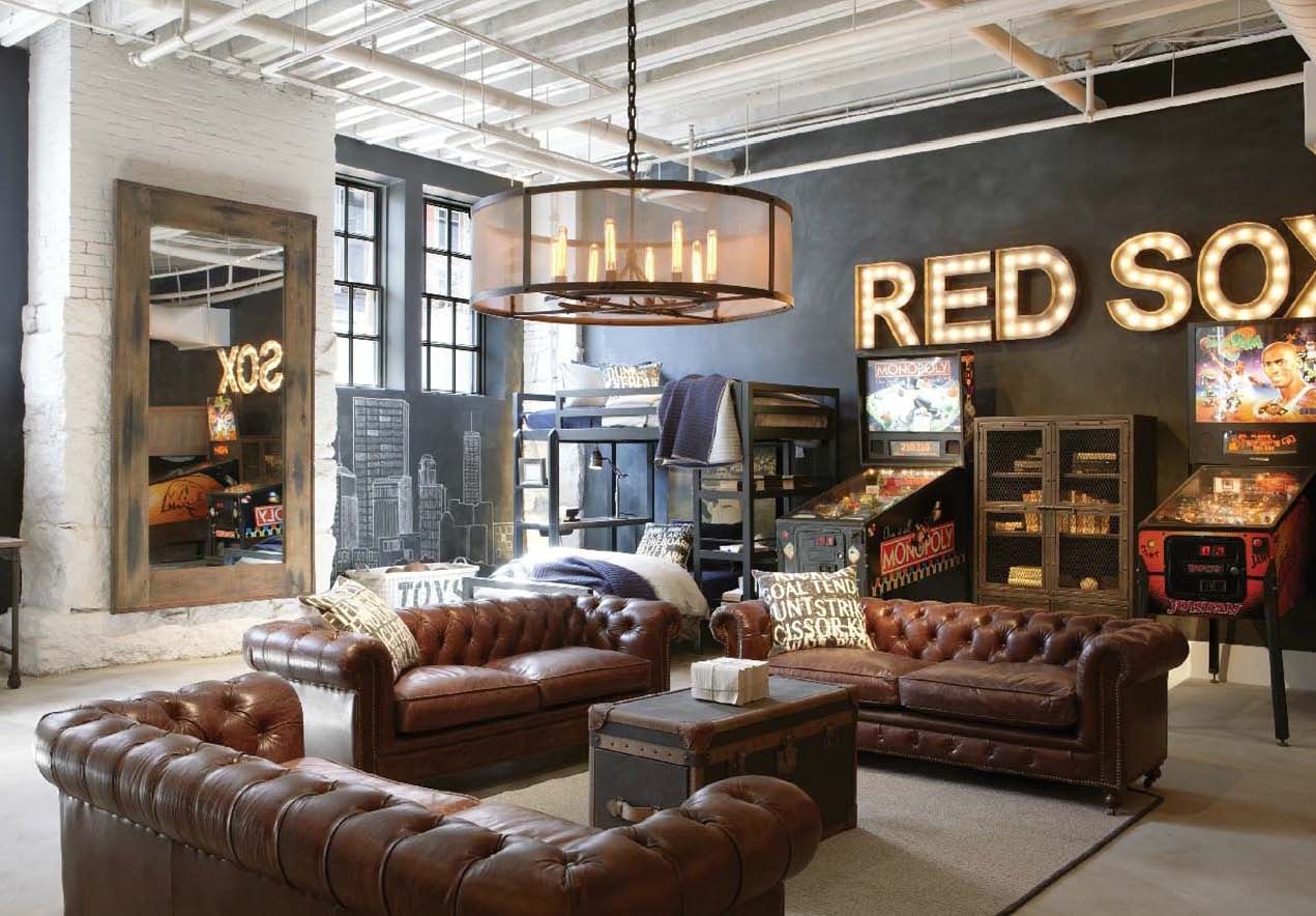 restoration hardware game room