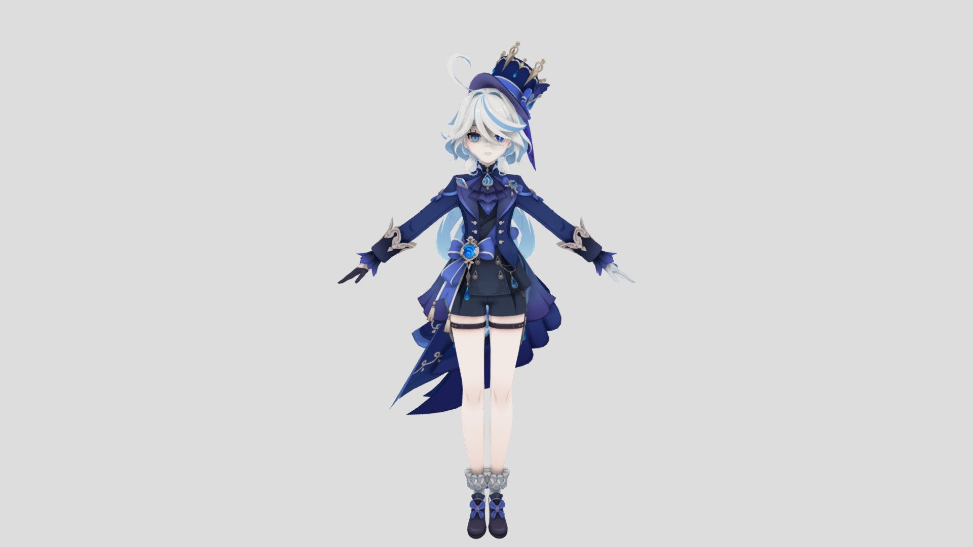 genshin impact 3d models