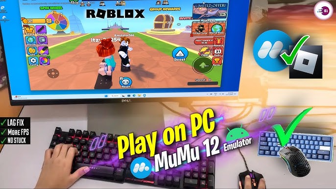 how to use a emulator on pc on roblox