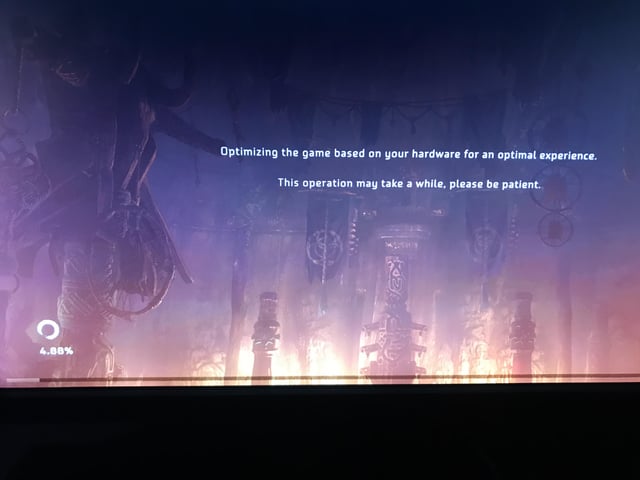 horizon zero dawn optimizing the game based on your hardware