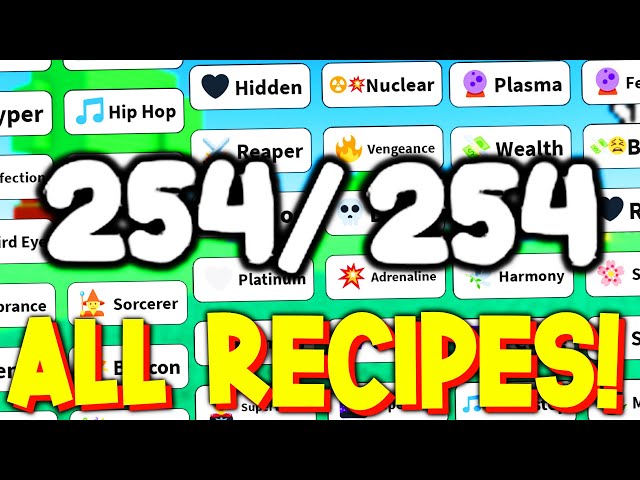 aura craftr roblox recipies