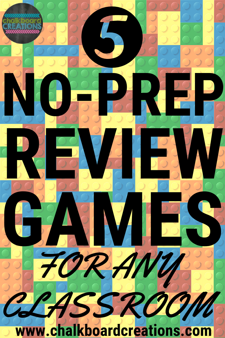 classroom review games