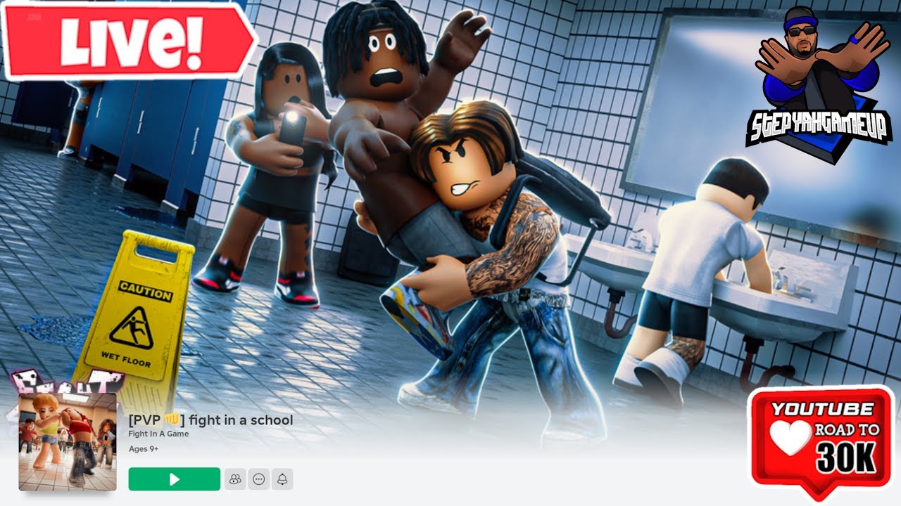 roblox fight in a school script