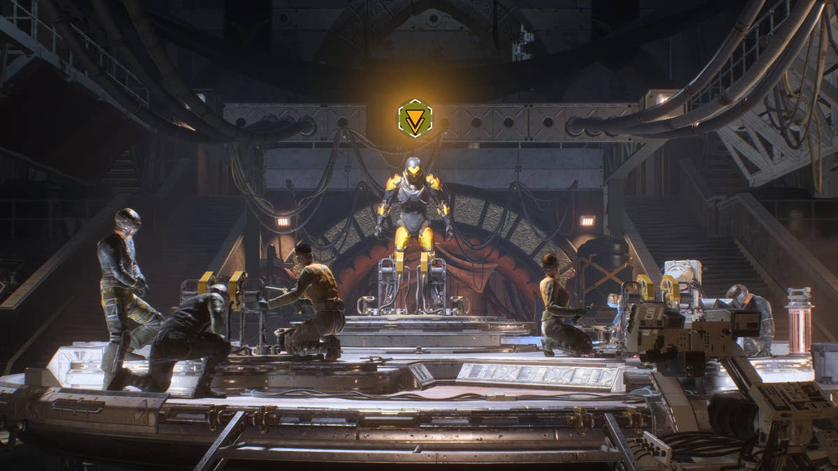 anthem what hardware was the game demo being played on