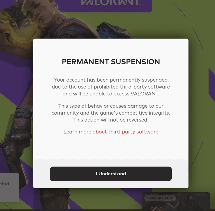 riot games hardware ban