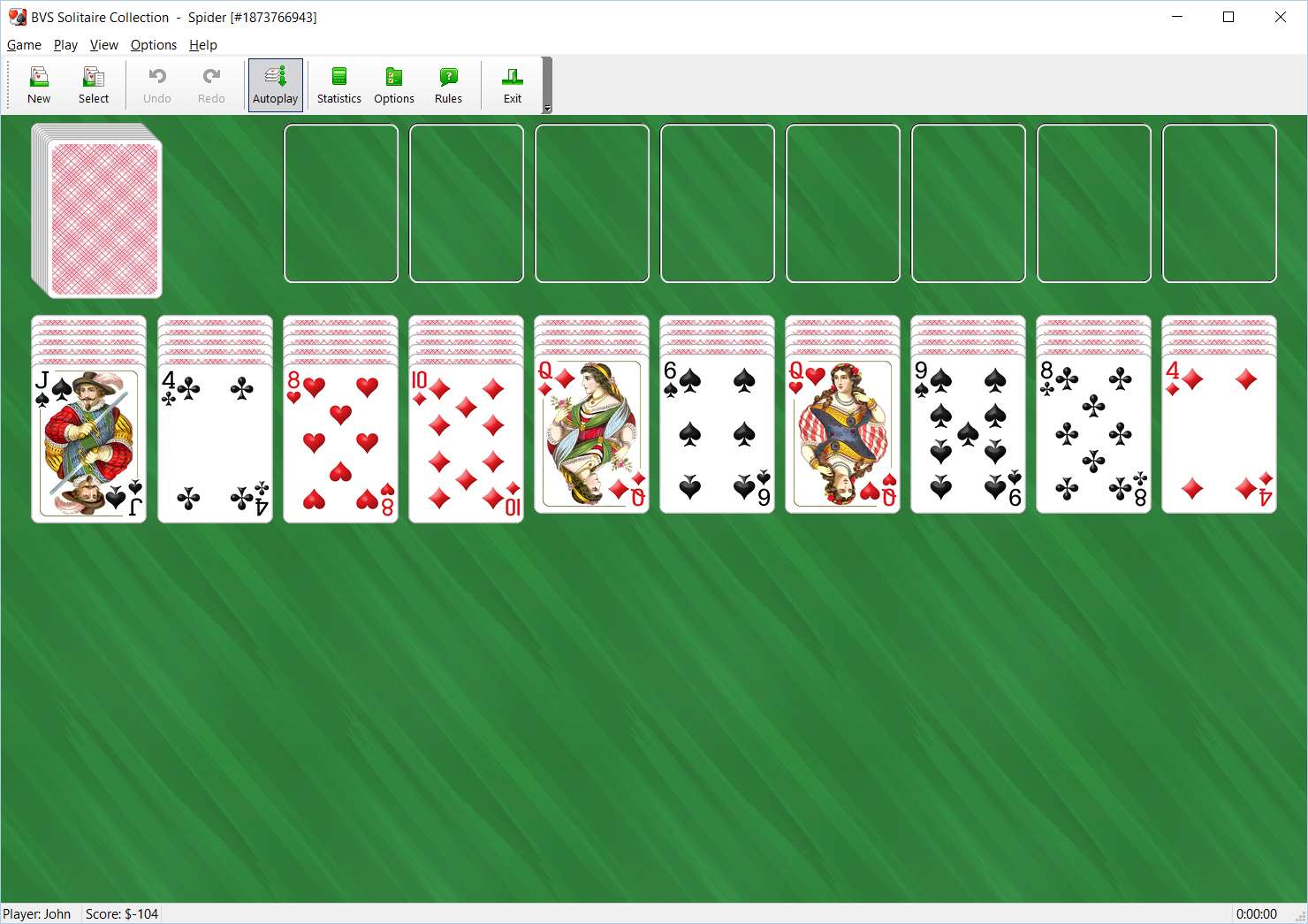 spider card game strategy
