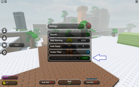 codes for character rng roblox