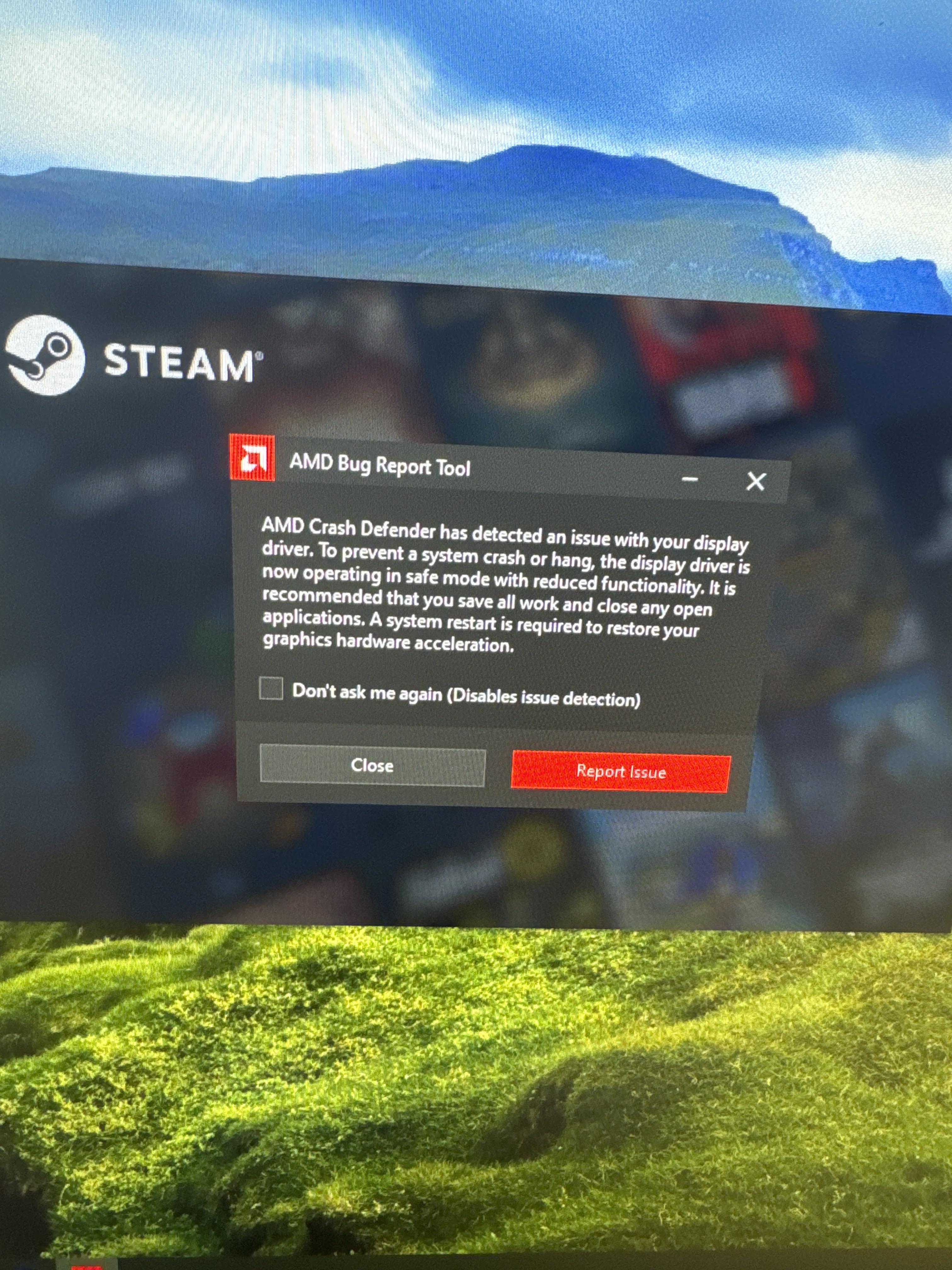 catalyst hardware monitoring crashing games
