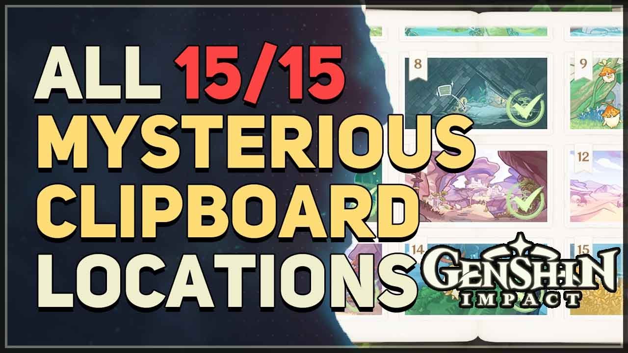 genshin impact mysterious clipboard