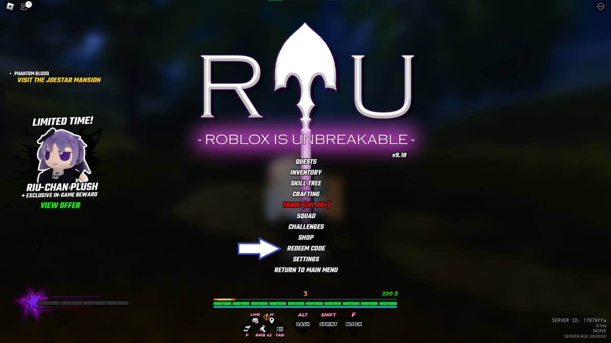roblox is unbreakable codes