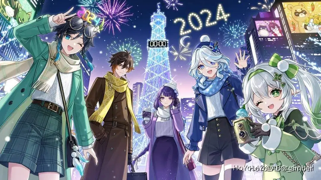 genshin impact 2024 wallpaper