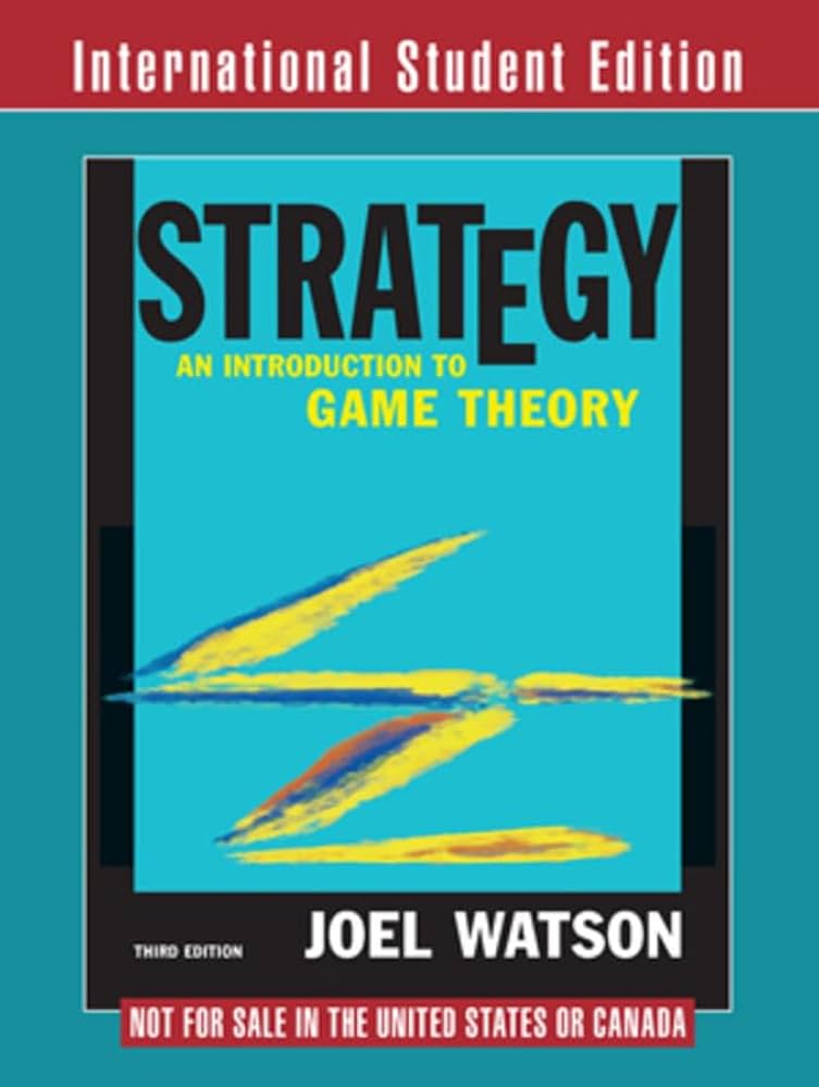 strategy intro to game theory