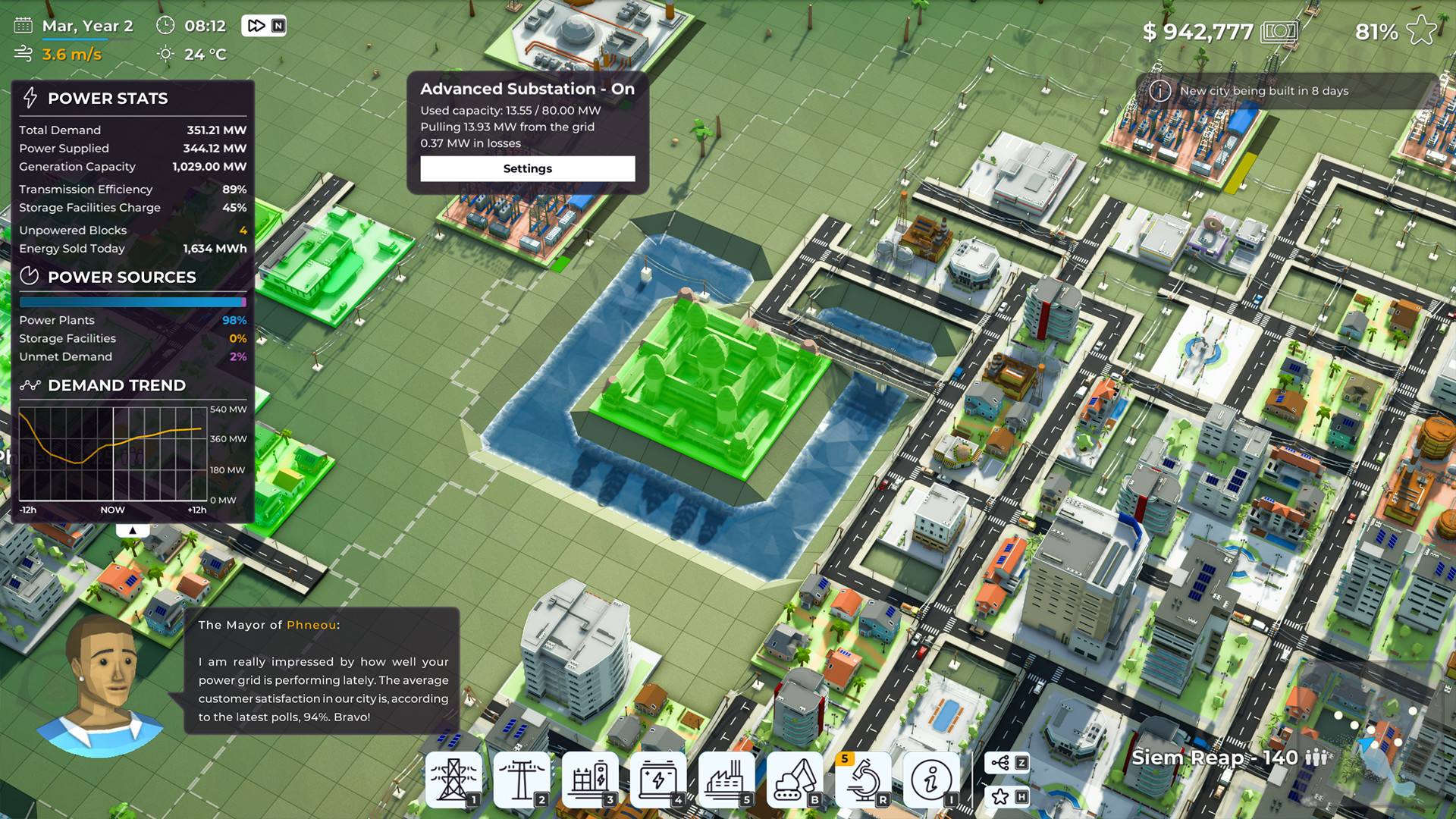 electricity strategy game