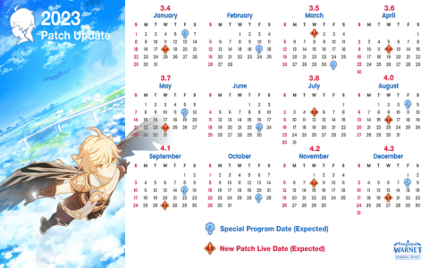 genshin impact 4.3 countdown