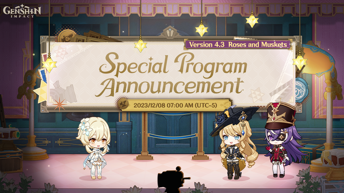 genshin impact 4.3 countdown