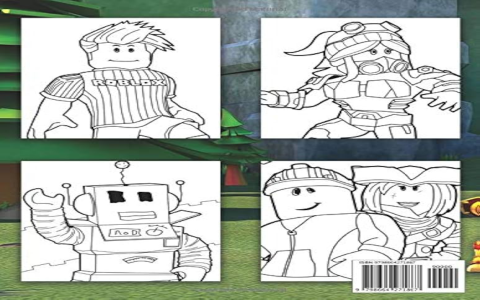 coloring pages roblox