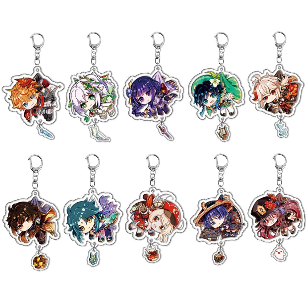 genshin impact keychains
