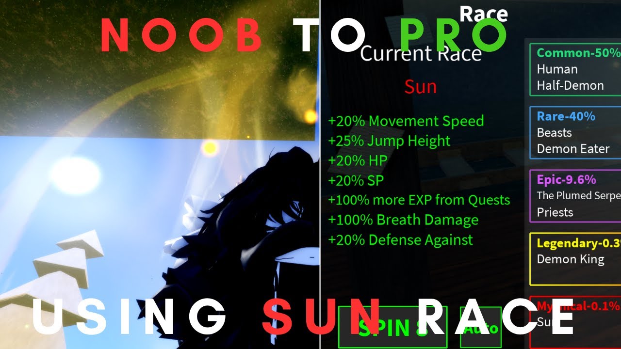 demon blade roblox all race stats