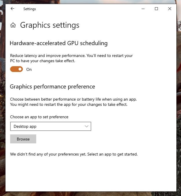 disable gpu hardware scheduling and xbox game bar