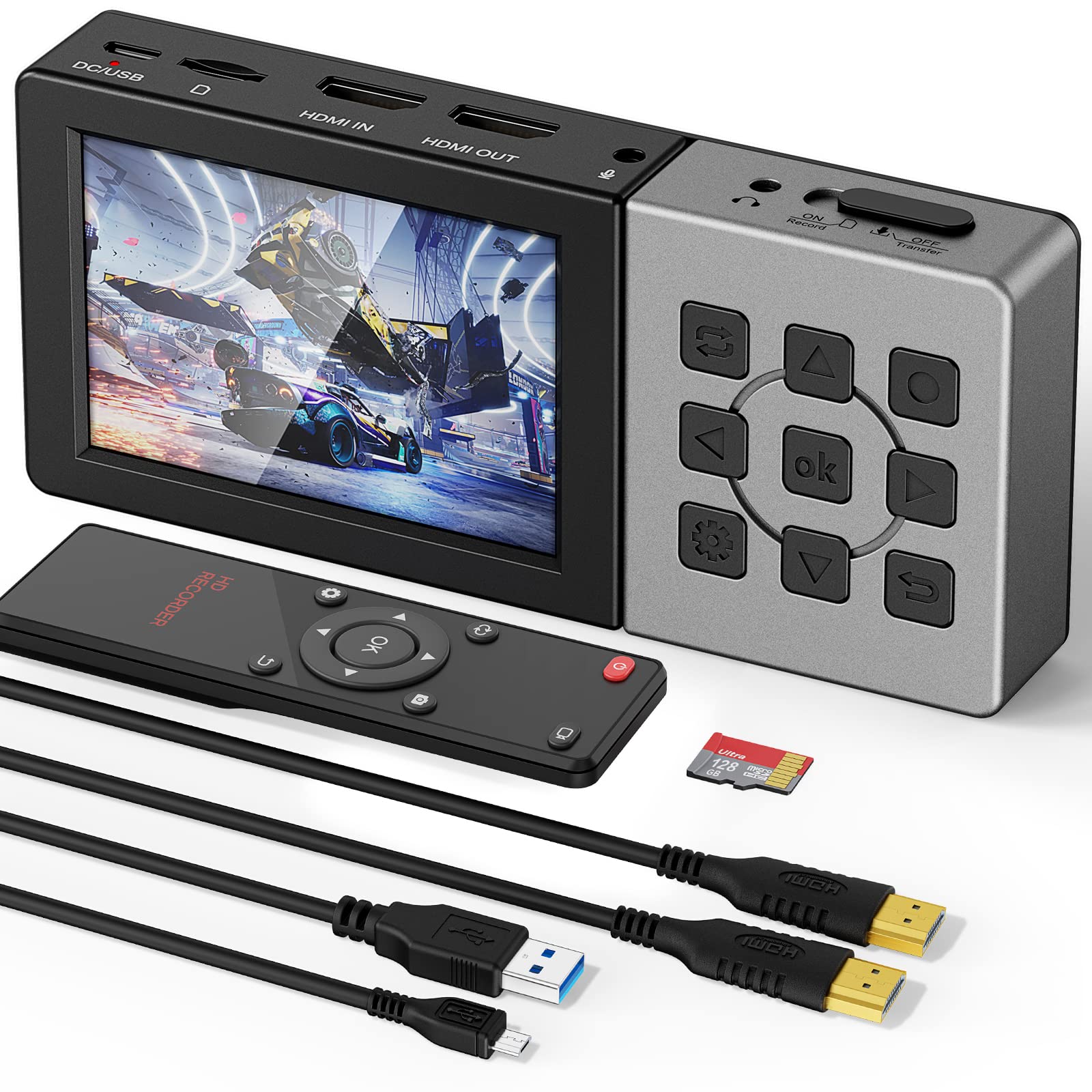 can hardware video game recorders also record movies