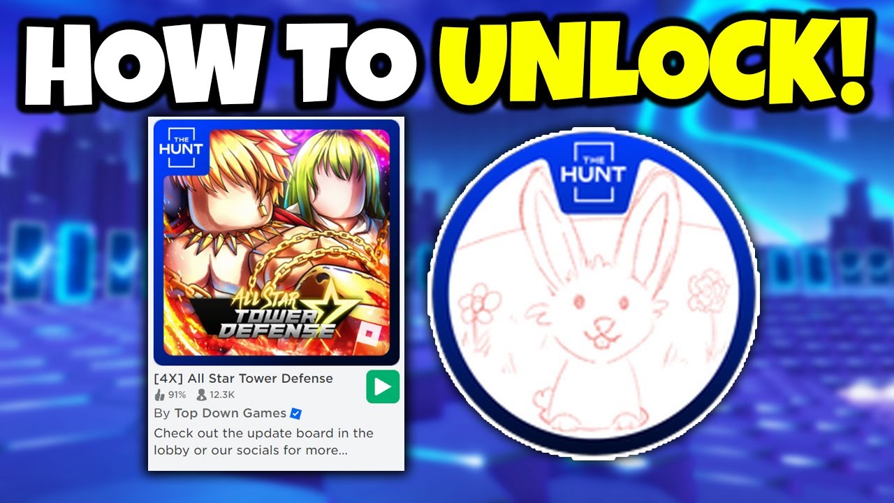 roblox all star tower defense the hunt