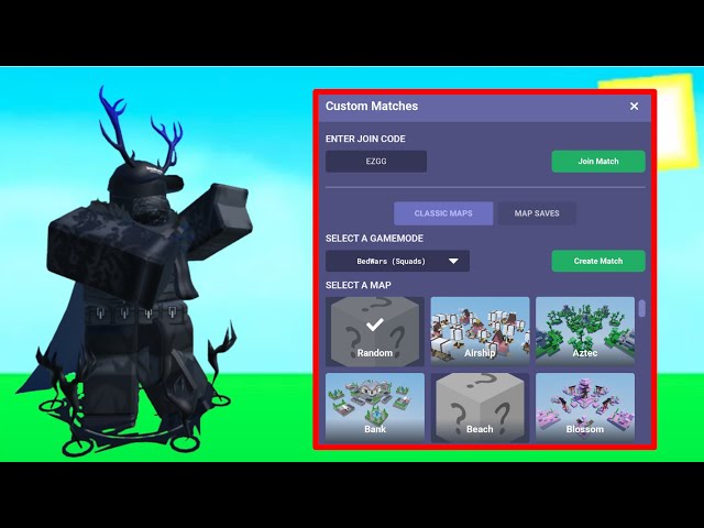 how to make a private match in bed wars roblox