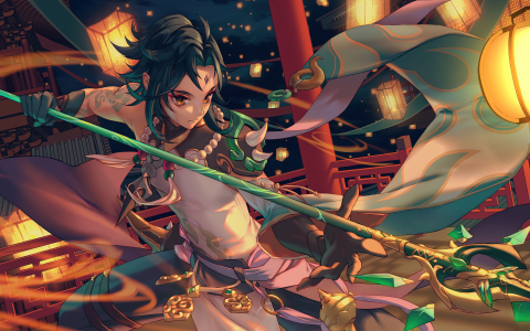 xiao genshin impact wallpaper