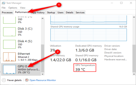 display hardware temps in game
