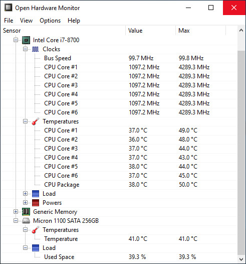 can i run open hardware monitor in games