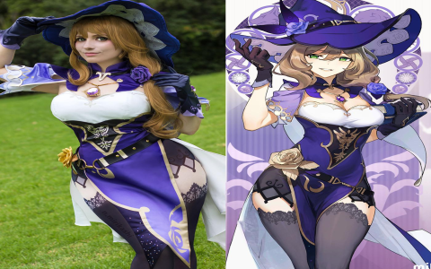 lisa genshin impact cosplay plus size