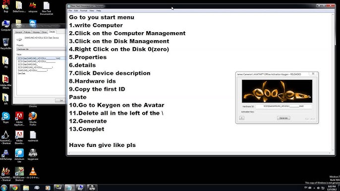 avatar the game hardware id where to find