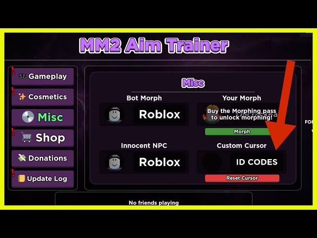mm2 aim trainer cute roblox mouse cursors