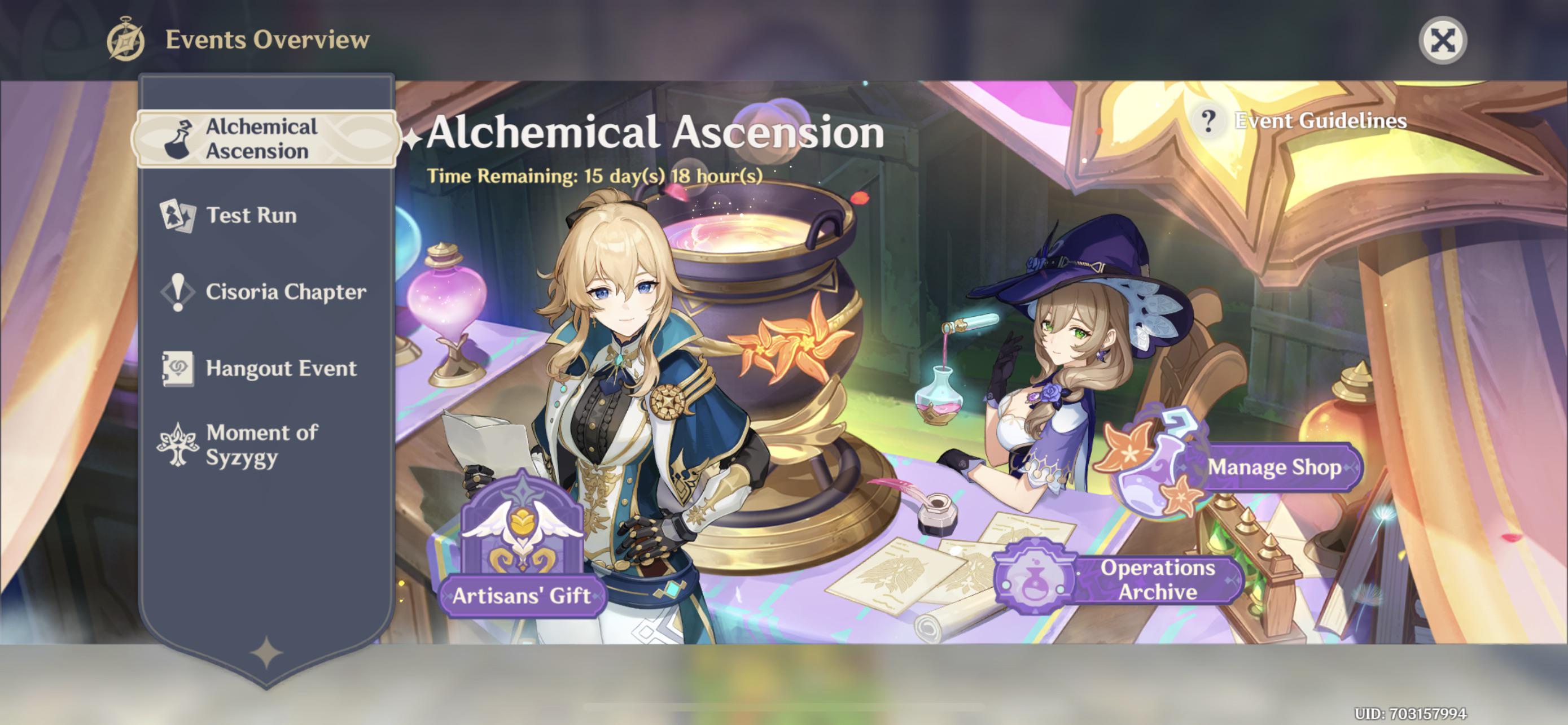 genshin impact event pictures