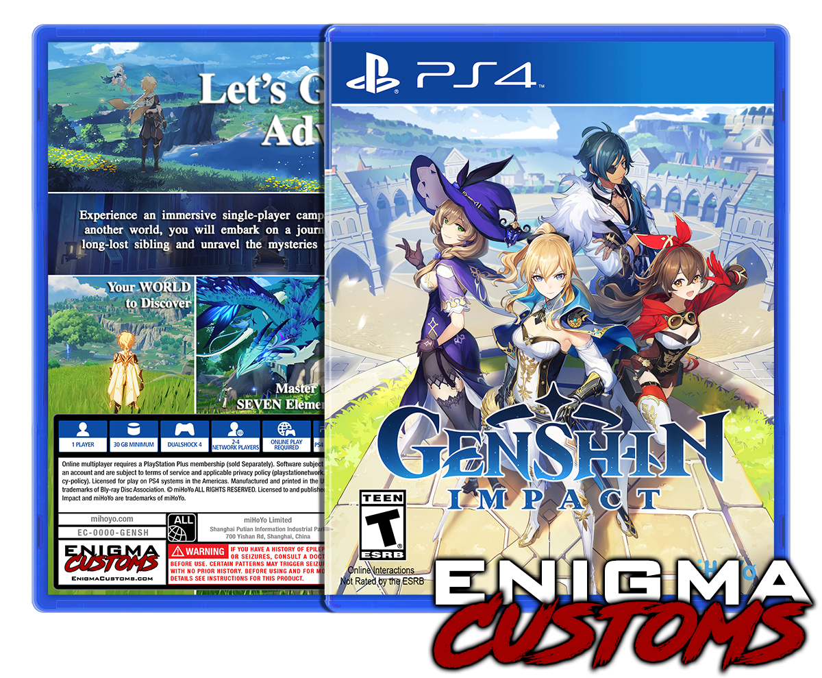 genshin impact ps4 disc