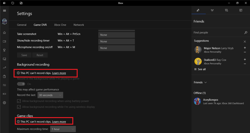 fix pc doesnt meet hardware requirements for game dvr