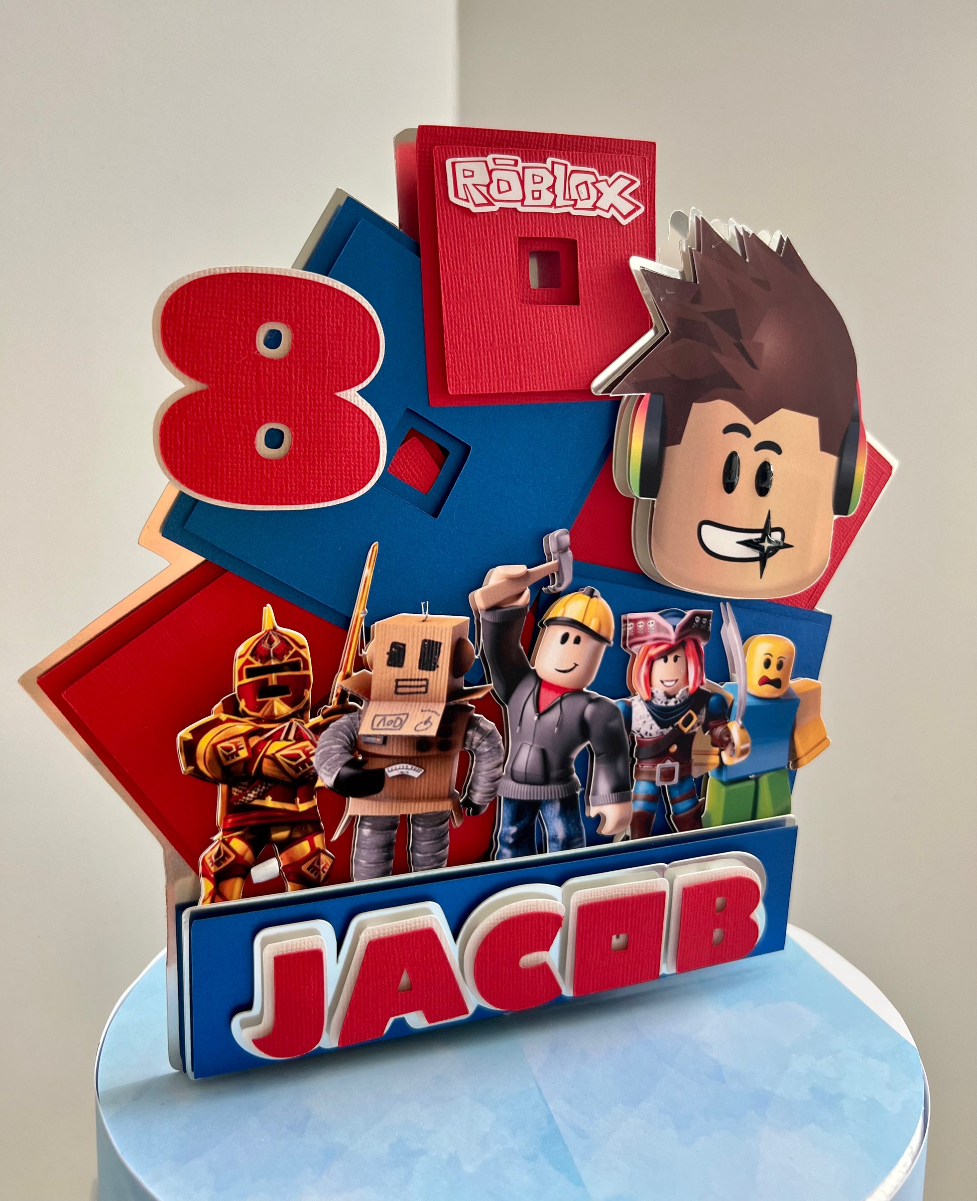roblox cake topper