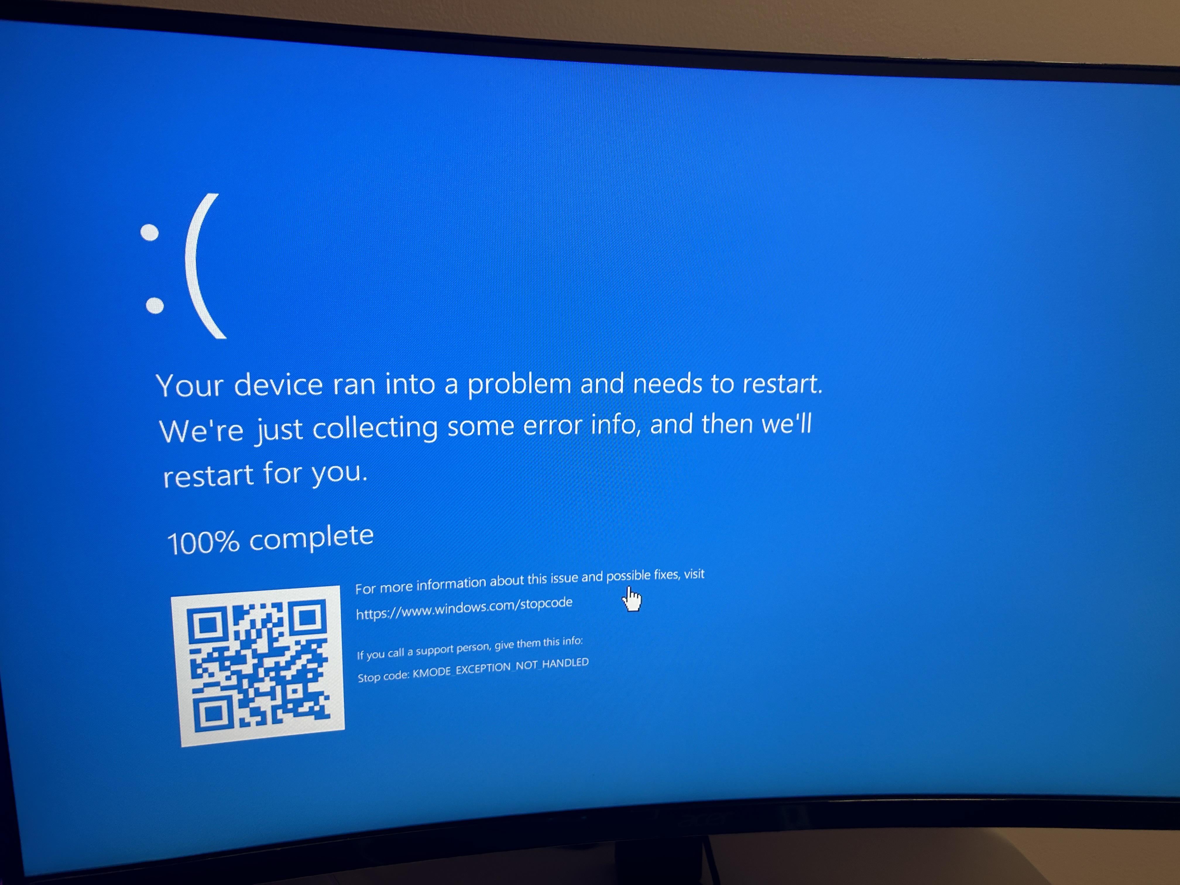 game client crashing hardware issue