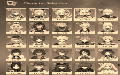 genshin impact character sorter