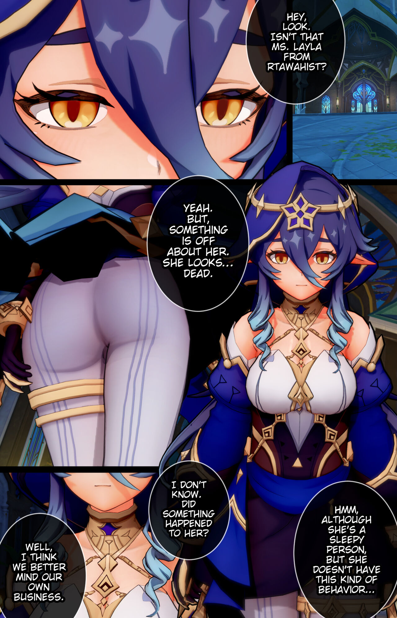 genshin impact layla porn