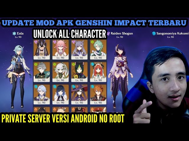 genshin impact all characters unlocked apk
