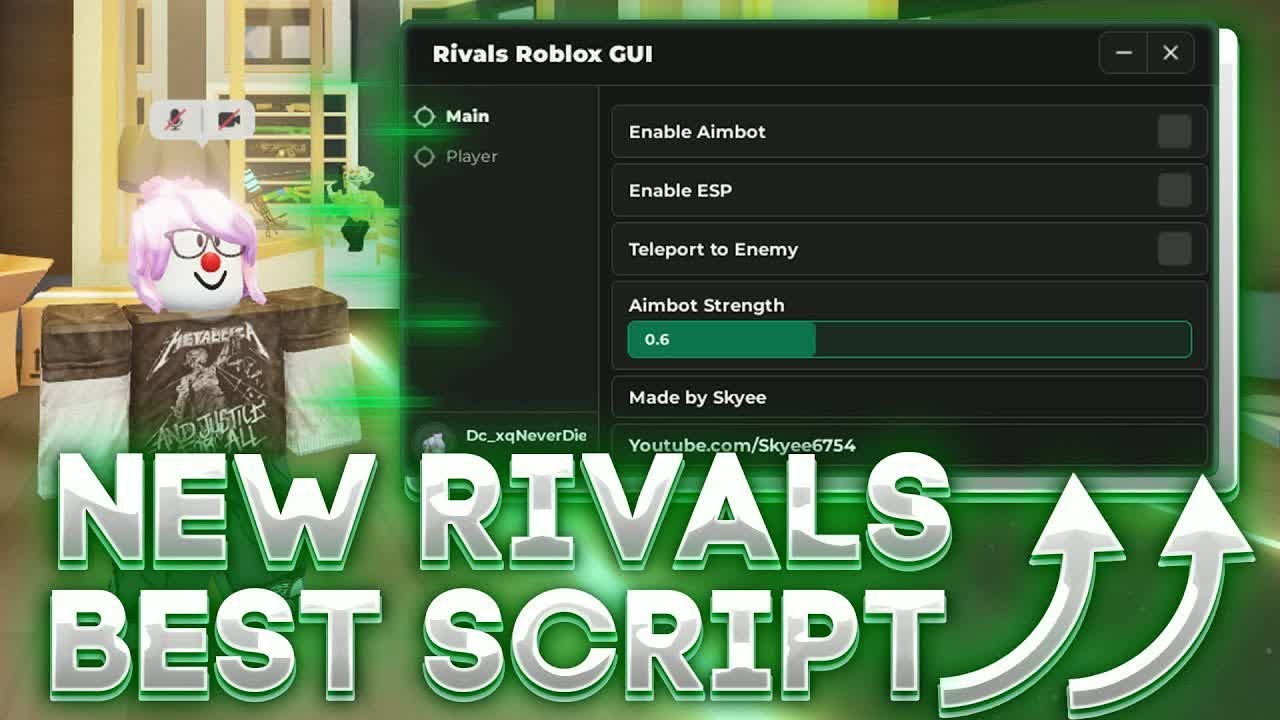 rivals script pastebin roblox