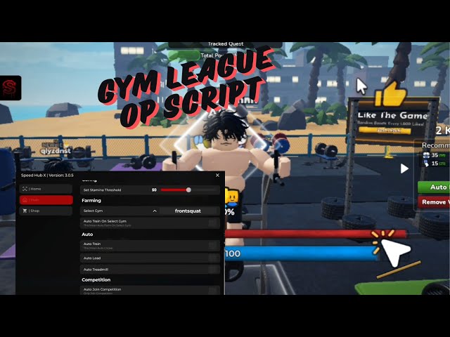 roblox gym league script