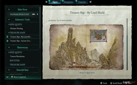 Avowed – Full Galawain’s Tusks Map And Points Of Interest