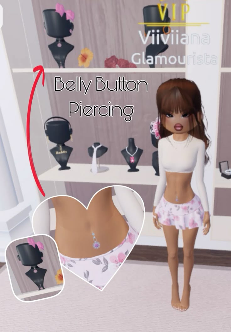 roblox belly piercing code dress to impress