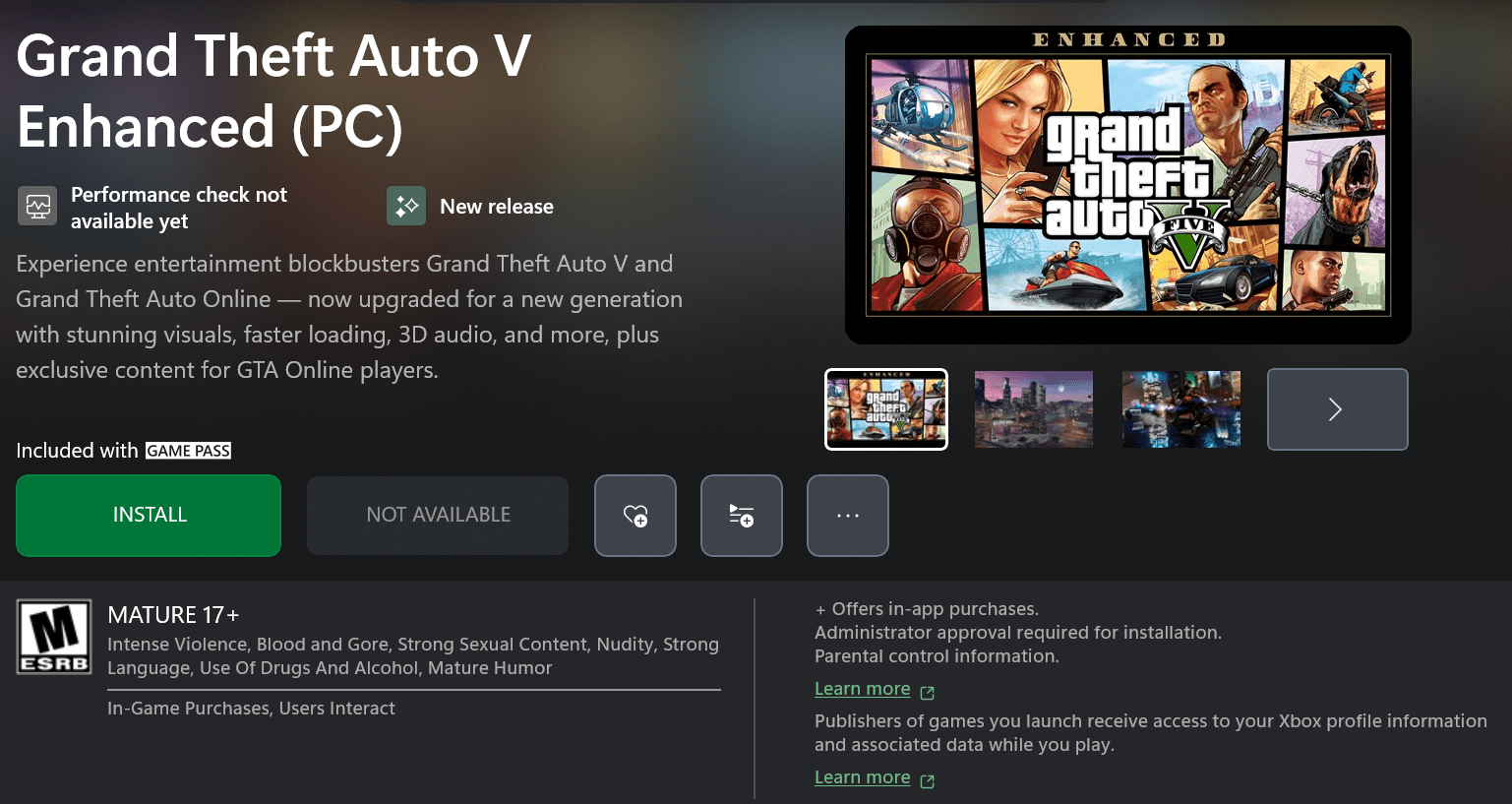 GTA 5 And Enhanced Version Out Now On Game Pass